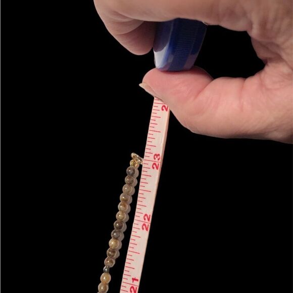 Brown Jasper Beaded Necklace 23” - Picture 5 of 5